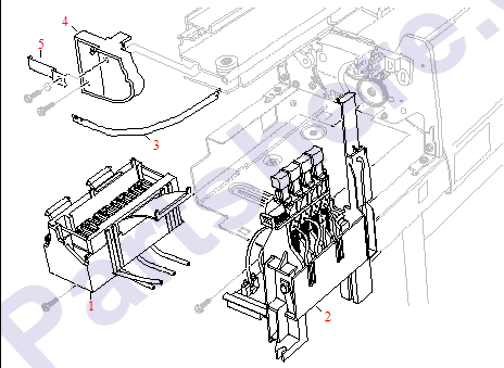 HP parts picture diagram for C3190-00012, C3190-40040, C3190-60142, C4713-60023